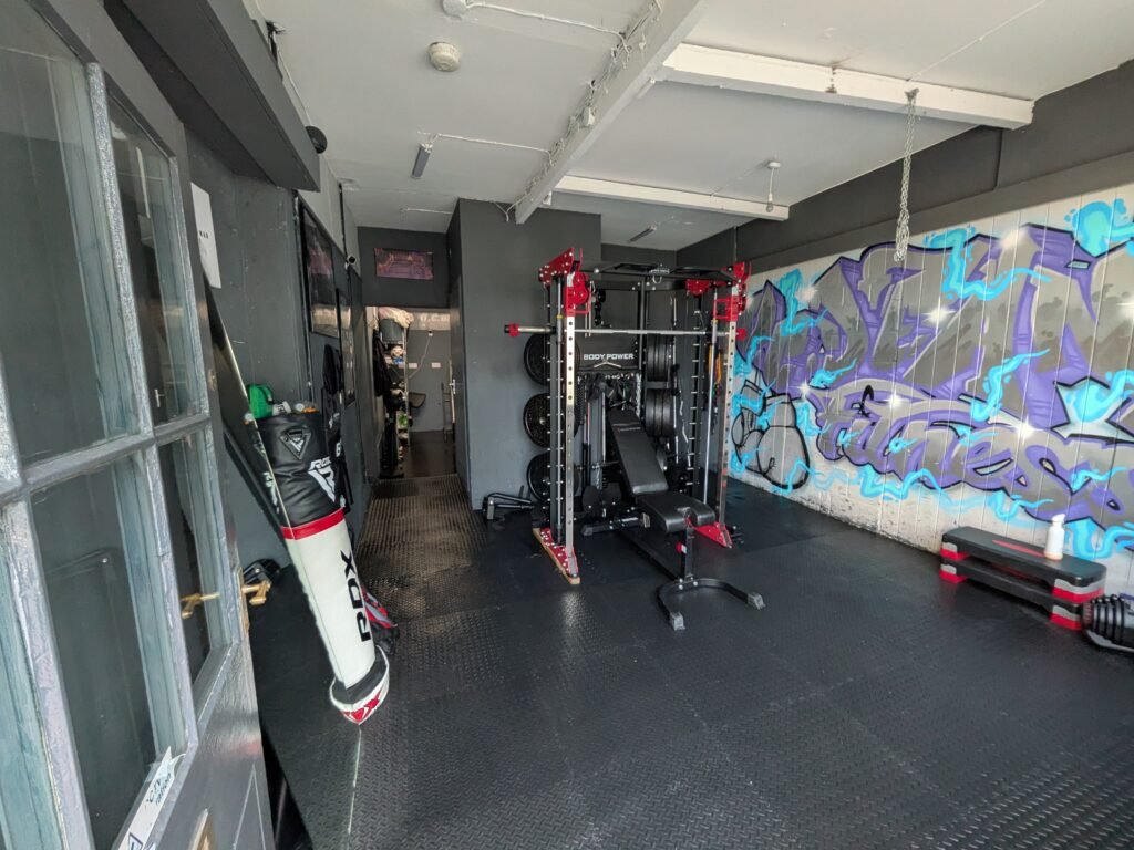Gym equipment and training space at O.C. Dean’s Fitness, Margate